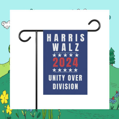 Harris Walz 2024 Unity Over Division Flags