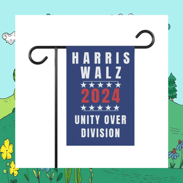 Harris Walz 2024 Unity Over Division Flags