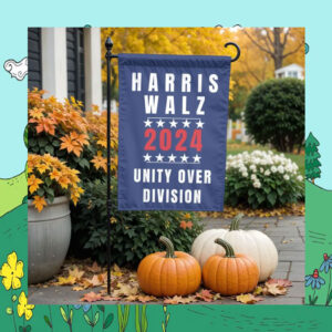 Harris Walz 2024 Unity Over Division Flags