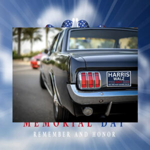 Harris Walz 2024 We Are Not Going Back Car Magnets