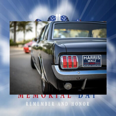 Harris Walz 2024 We Are Not Going Back Car Magnets