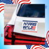 Harris Walz 2024 When We Fight, We Win Car Magnet
