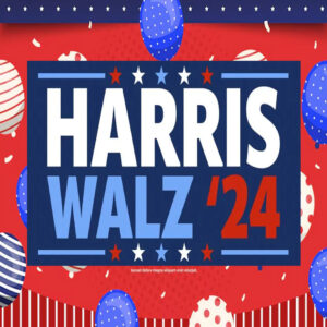 Harris Walz '24 Election Sticker