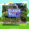 Harris Walz '24 For The People Democracy Yard Sign