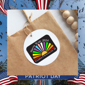 Harris Walz 24 Freedom & Inclusion For All Car Magnet