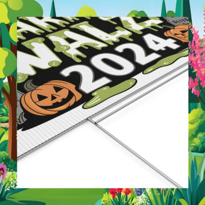 Harris Walz 24 Halloween Yard Sign