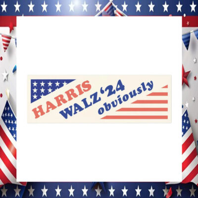 Harris Walz 24 Obviously Car Magnets