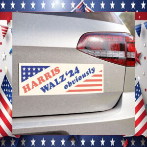 Harris Walz 24 Obviously Car Magnets