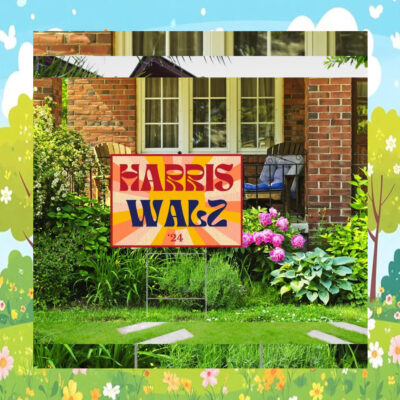 Harris Walz 24 President Yard Sign