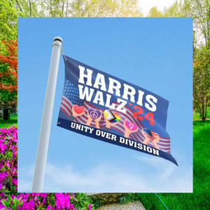 Harris Walz '24 Unity over Division Flag