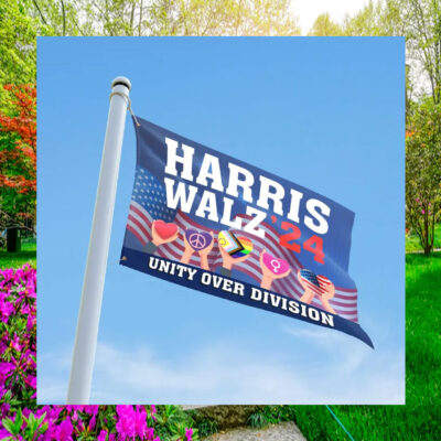 Harris Walz '24 Unity over Division Flag