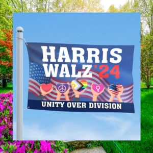 Harris Walz '24 Unity over Division Flag