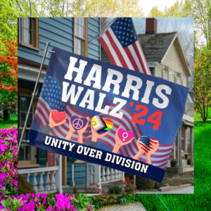 Harris Walz '24 Unity over Division Flag