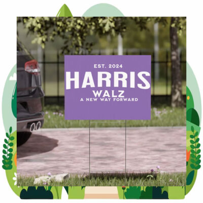 Harris Walz A New Way Forward 2024 Yard Sign