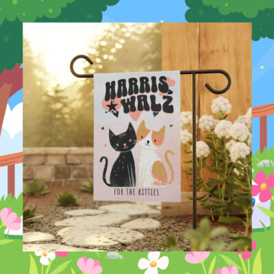 Harris Walz For The Kitties Flags