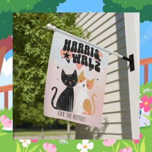 Harris Walz For The Kitties Flags