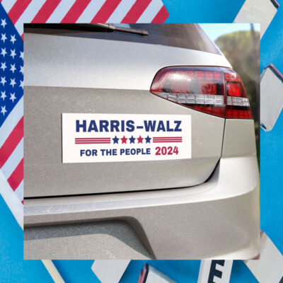 Harris Walz For The People 2024 Car Magnets