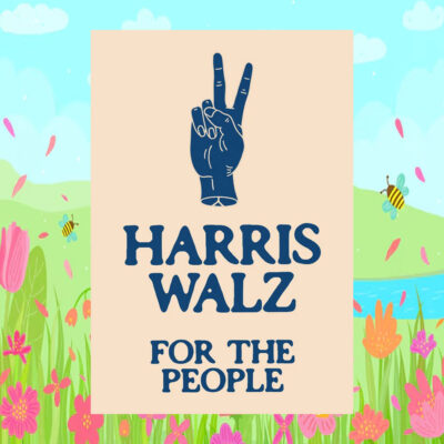 Harris Walz For The People Flag