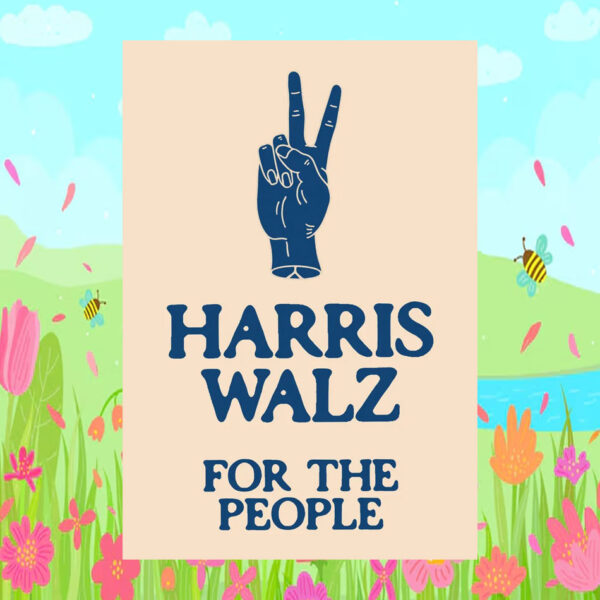 Harris Walz For The People Flag