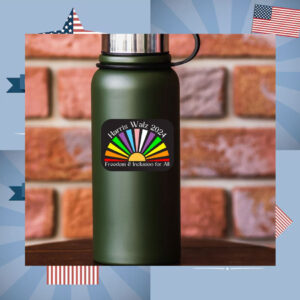 Harris Walz Freedom & Inclusion For All 2024 Sticker
