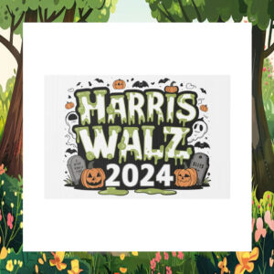 Harris Walz Halloween Yard Signs