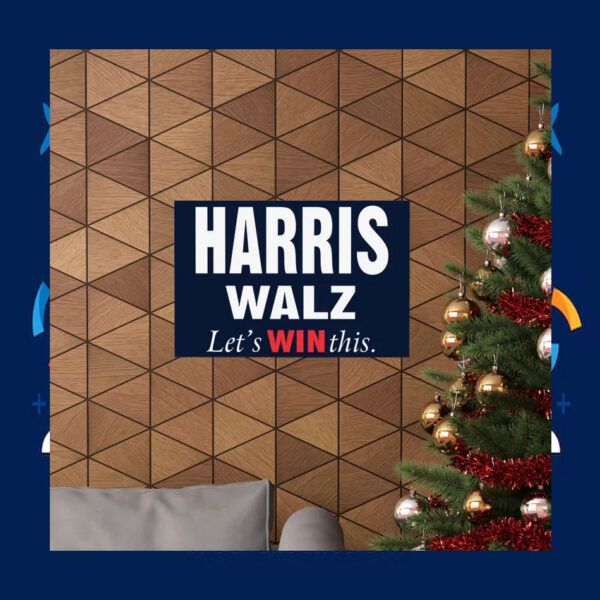 Harris Walz Let's Win This 2024 Poster