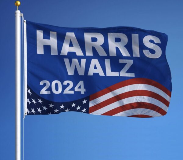 Harris Walz Obviously 2024 Flag