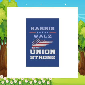Harris Walz Union Strong Flag