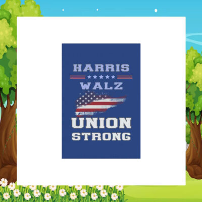Harris Walz Union Strong Flag