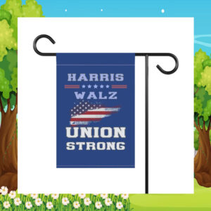 Harris Walz Union Strong Flag