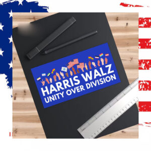 Harris Walz Unity Over Division 2024 Car Magnets
