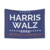 Harris Walz Yard Sign Not Going Back Indoor Wall Tapestries