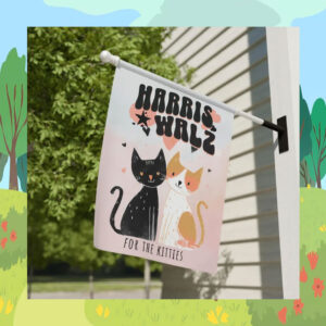 Harris Walz for The Kittes Flag