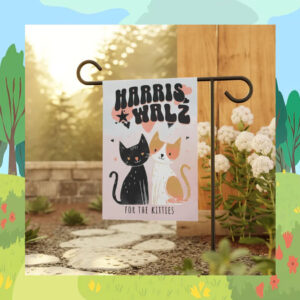 Harris Walz for The Kittes Flag
