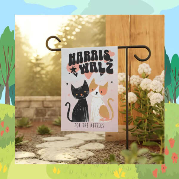 Harris Walz for The Kittes Flag