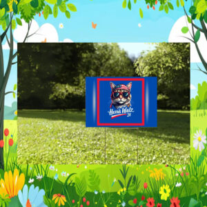 Harris Walz'24 Cool Cat Yard Sign
