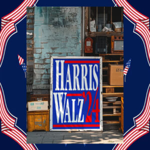 Harris Walz'24 Election Poster