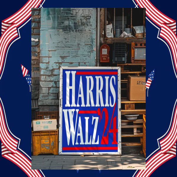 Harris Walz'24 Election Poster