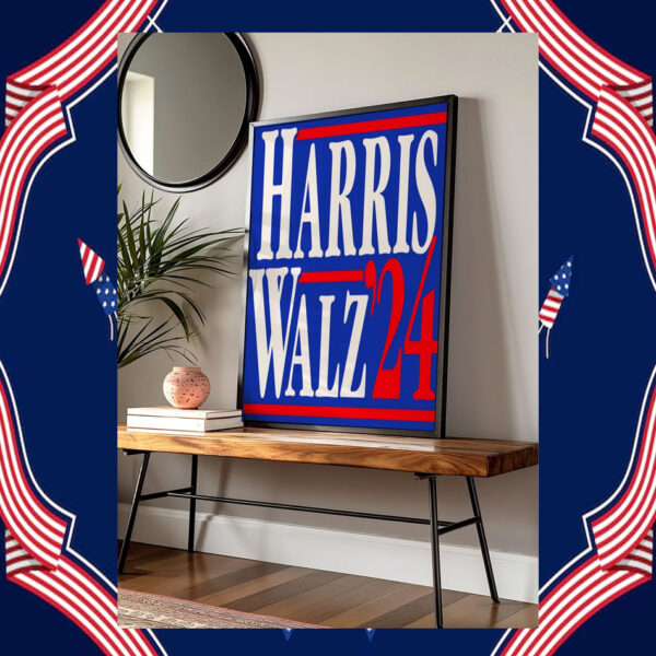 Harris Walz'24 Election Poster
