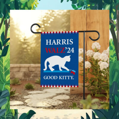 Harris Walz'24 Good Kitty Flag