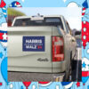 Harris We Are Not Going Back Walz 24 Car Magnet
