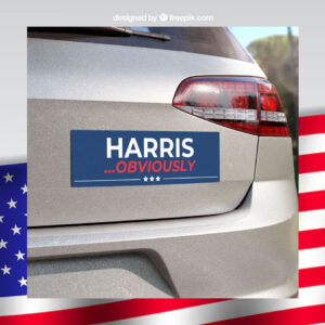 Harris... Obviously 2024 Car Magnet