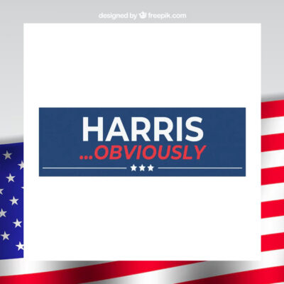 Harris... Obviously 2024 Car Magnet