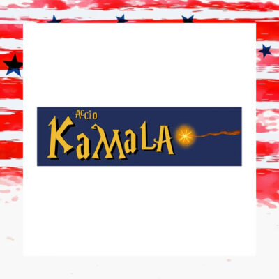 Harry Potter Kamala Harris Accio Bumper Sticker