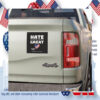Hate Never Made Anything Great Harris Walz Car Magnet