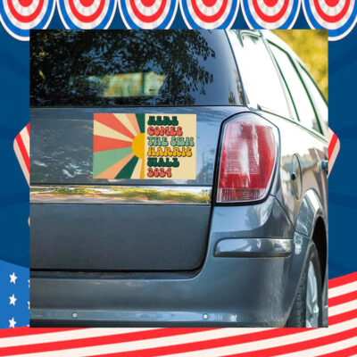 Here Comes The Sun Harris Walz 2024 Car Magnet