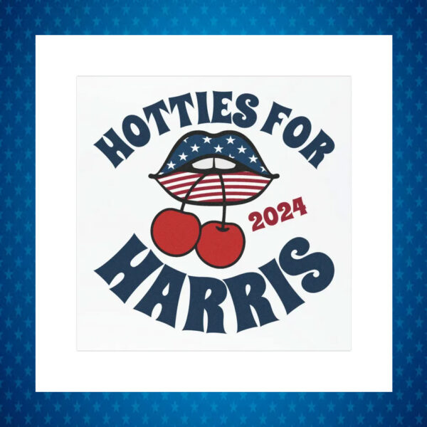 Hotties for Harris 2024 Car Magnet