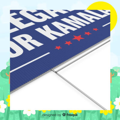 Illegals For Kamala Harris Yard Sign