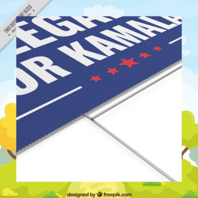 Illegals For Kamala Yard Sign