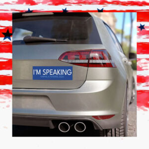 I'm Speaking Kamala Harris 2024 Car Magnet